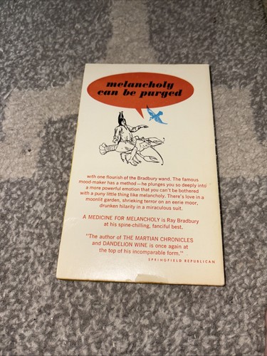 Vintage 1960 Bantam Books A Medicine for Melancholy by Ray Bradbury - Imagen 3 de 6