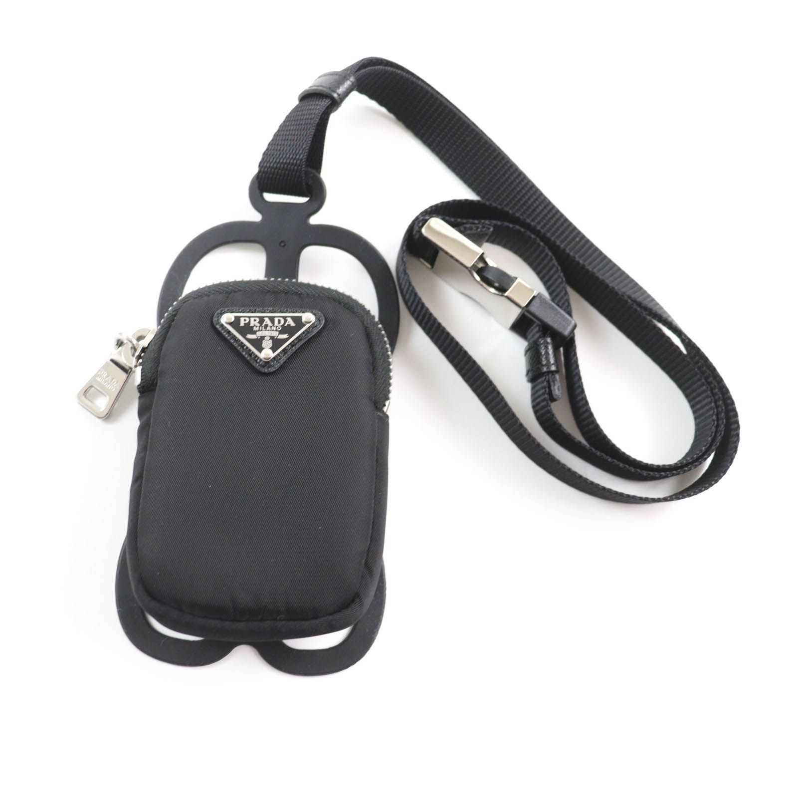 Prada 1ZT016 Triangle Logo ReNylon Phone Case in Excellent Condition