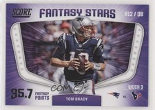 2018 Score Fantasy Stars Tom Brady #6 0s4