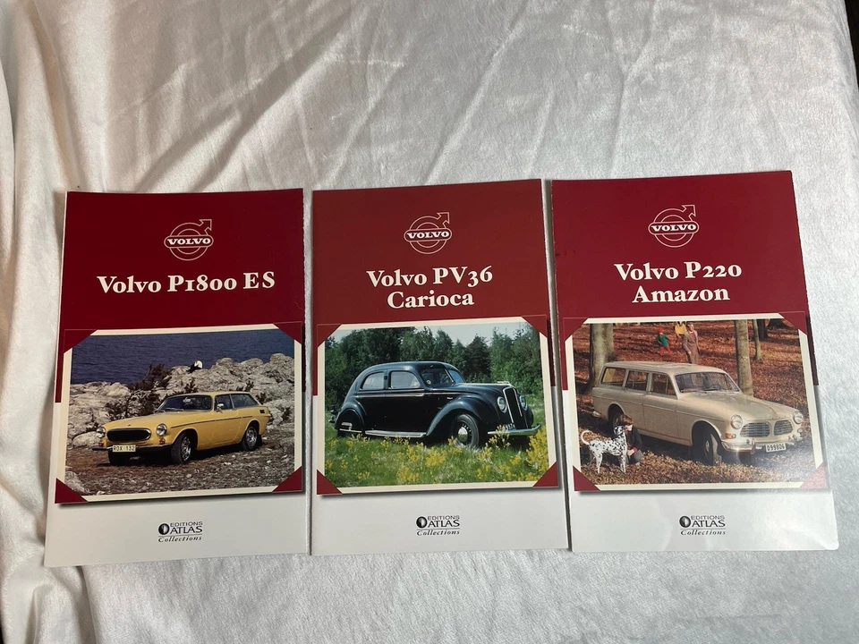 Volvo Classic Car Booklets x16 + Binder – Atlas Editions Collector Set - Image 4 of 4