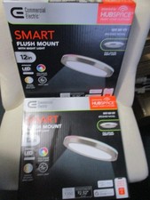 2 pk CE 12 in. LED Flush Mount Smart CCT RGB ...