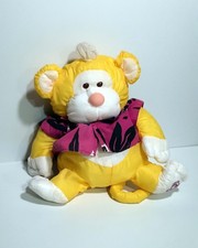 Fisher-Price Wild Puffalumps Vintage 1987 Yellow Monkey Plush