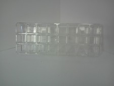 Lipstick Cosmetic Organizer Holds 24 Lipsticks Clear Acrylic Rectangle