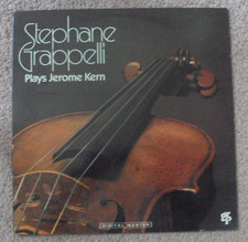 STEPHANE GRAPPELLI Plays Jerome Kern LP late-80's jazz swing GRP Ettore Stratta STEPHANE GRAPPELLI Plays Jerome Kern LP late-80's jazz swing GRP Ettore Stratta