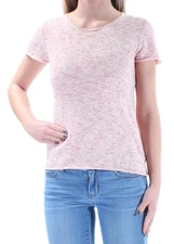 MAX STUDIO Womens Short Sleeve Jewel Neck T-Shirt