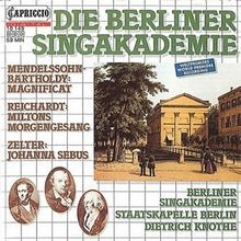 Die Berliner Singakademie - Mendelssohn-Bartholdy: Magnifi... | CD | Zustand gut