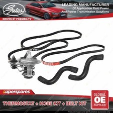 Gates Thermostat + Radiator Hose + Drive Belt Kit for Kia Sportage FM 2.0L 96-04