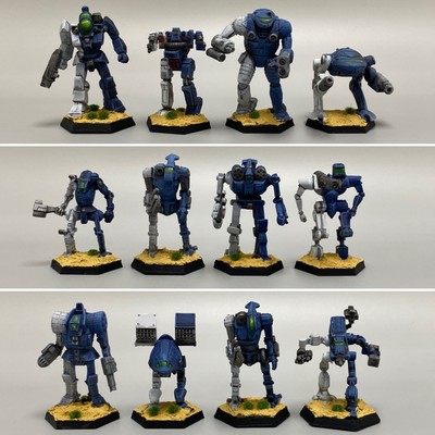 12 X Battletech Company Miniaturen Mechwarrior Mechs Fasa Iron Wind Ral Partha