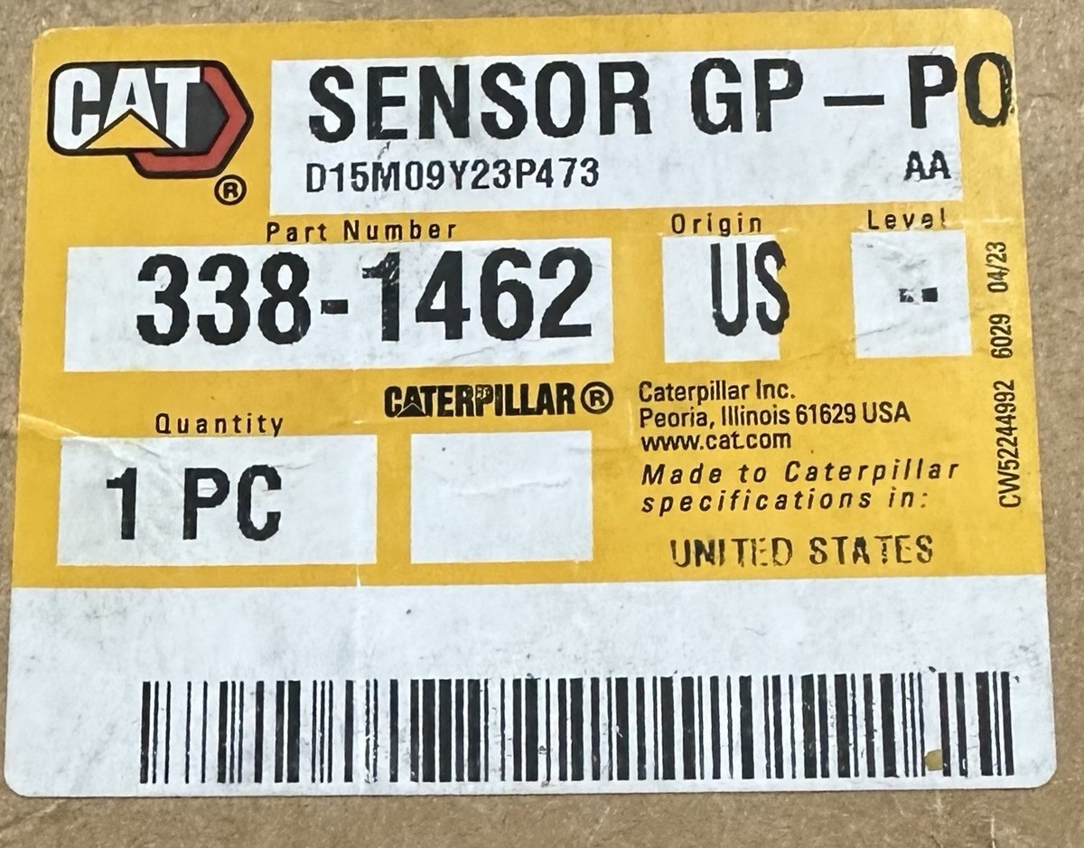 Caterpillar Transmisson Shift Position Sensor GP OEM Part# 338