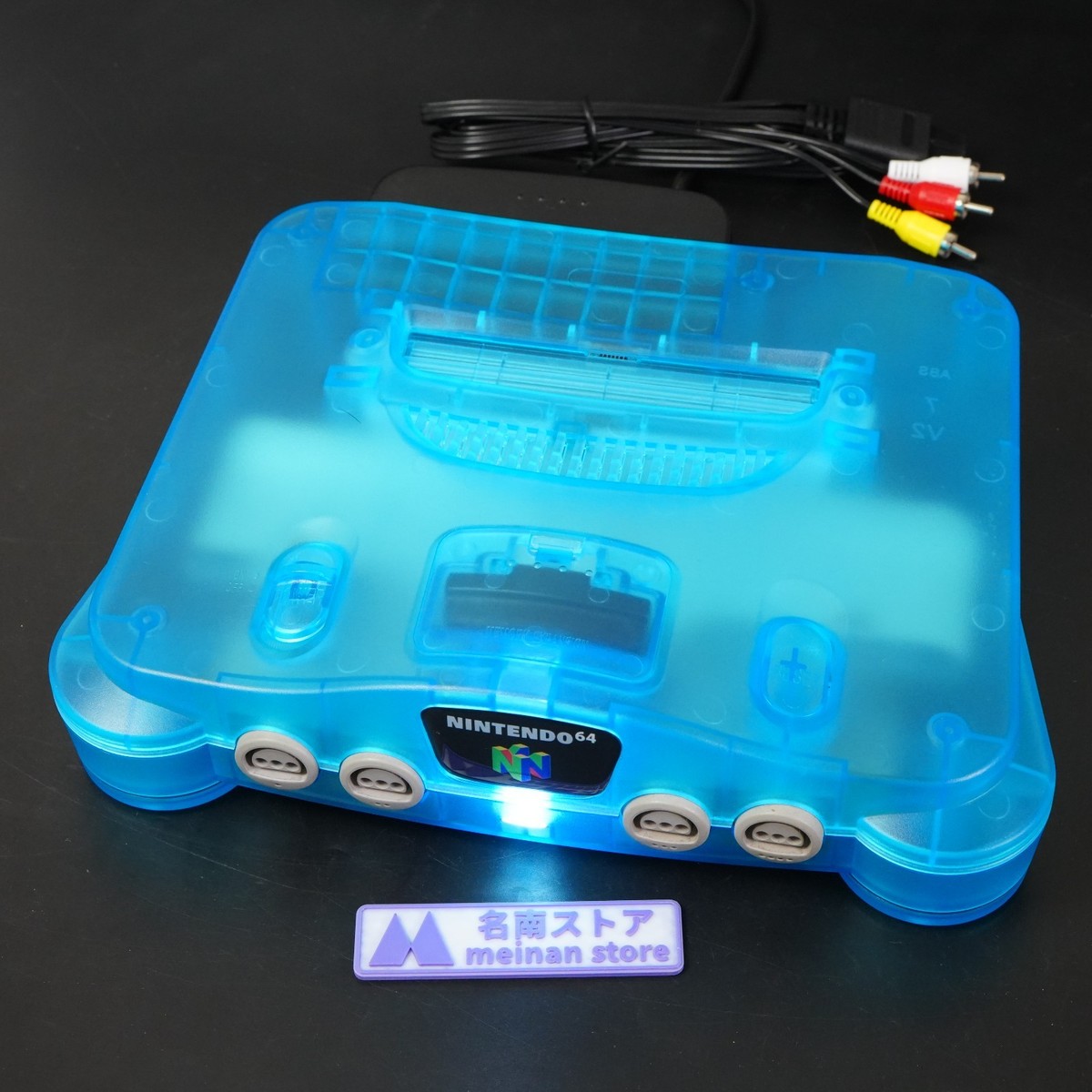 Nintendo 64 N64 Ice Blue Replacement Shell Console NUS-001
