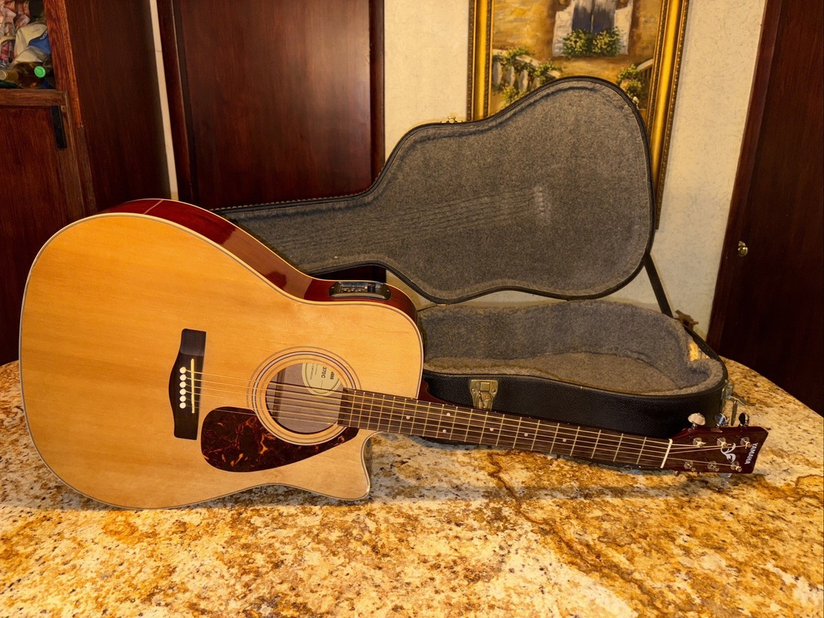 Yamaha FX370C Acoustic Electric Guitar - Natural | eBay