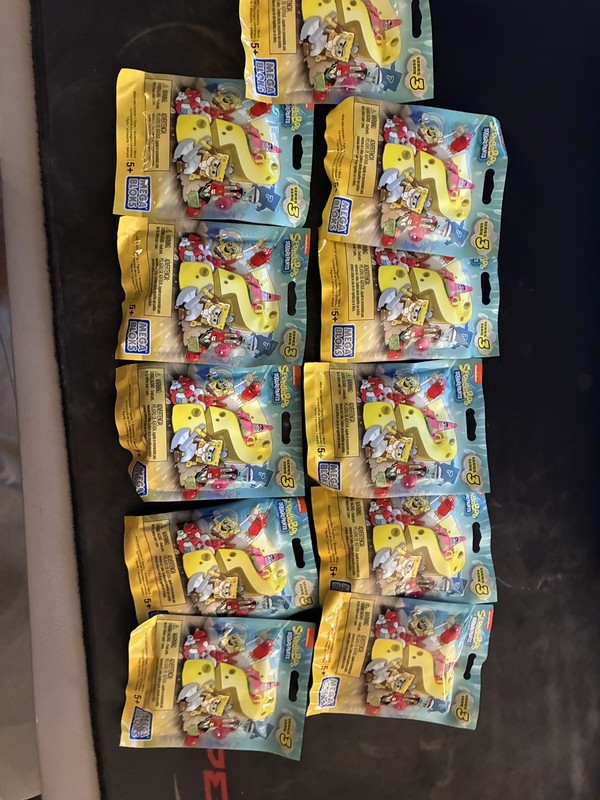 Mega Bloks SpongeBob SquarePants Mystery Pack Series 3 New Sealed 11 Pack Lot