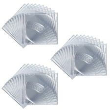 CD/DVD/BD case, 1 disc storage x 30 discs set, thickness 10mm, clear
