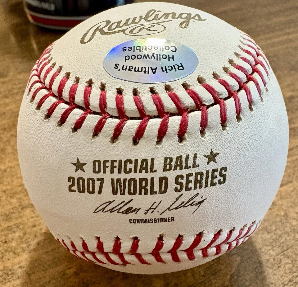 Майк Лоуэлл, Red Sox All Star 3B, с сертификатом подлинности, «07 WS MVP» - Изображение 3 из 4