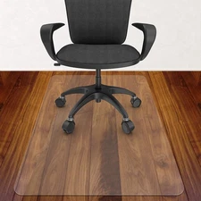 Office Chair Mat for Hardwood Floor 30 x 48'', Small Chair Mats Clear Easy Gl...