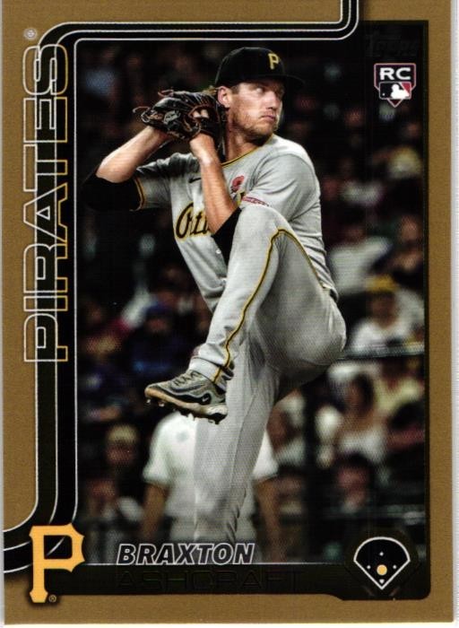 2025 Topps Update Series - Braxton Ashcraft #US32 Gold /2025 (RC) Pirates