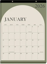 Desk Calendar 2026 - Calendar 2026 from January 2026 to June 2027, 18 Months Ver