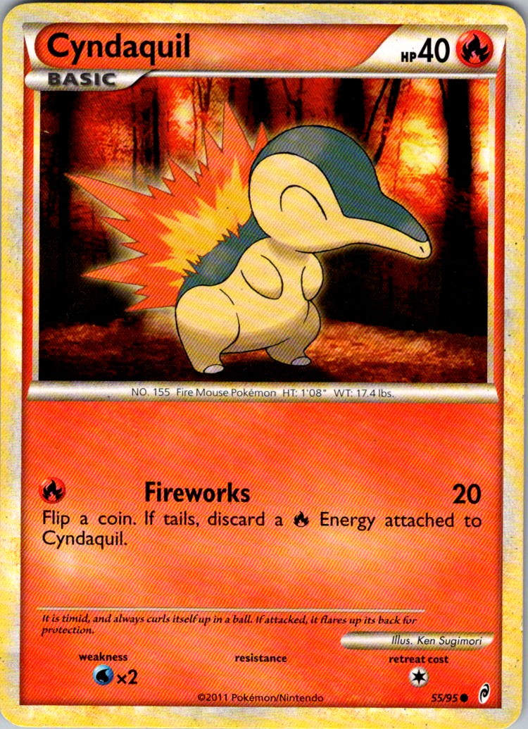 Cyndaquil 55/95 Common Call of Legends LP