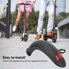 10 Inch Electric Scooter Rear Mudguard with Lamp Red Light Scooter Splash Guard