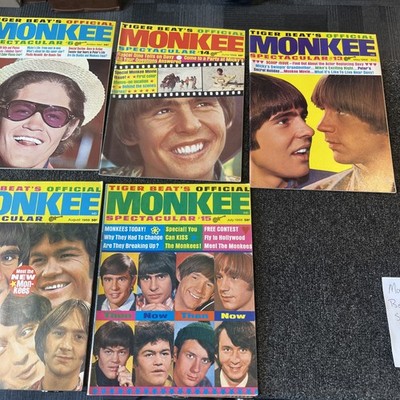 Monkeys Vintage Tiger Beats Spectacular Lot Of 9 66-68 Lot Of 9