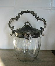 Ancien Pot Seau à Biscuits en Cristal ? & Rocaille
