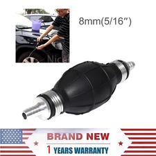 Hand Fuel Primer Pump 8MM 5/16 9001-089A Fuel Diesel Pump Bulb Type Boat