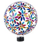 Gazing Ball, Glass Mosaic Gazing Balls Sphere for Garden Lawn Outdoor Ornamen.