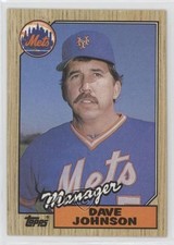 1987 Topps Davey Johnson Dave Johnson #543 0l4h
