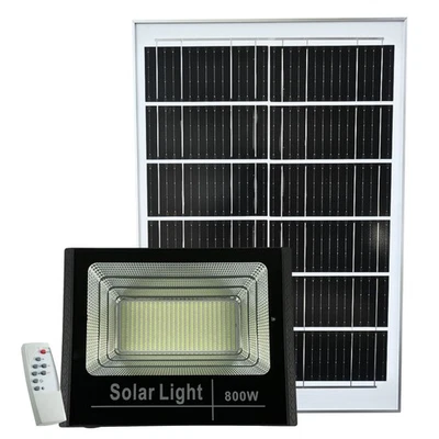 YASTA Faro Led 800w Pannello Solare Luci Solari Giardino Faretto Crepuscolare Esterno