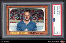 1966 Topps #17 Eddie Shack Maple Leafs PSA 7 - NM