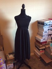 Old Navy Black Strapless Smocked Dress Medium