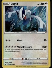 Carta Pokemon incolore Lugia Holo rara SWSH04 Vivid Voltage 132/185