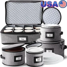 China Storage Containers Dish Organizer Set Padded Protection Plates Mugs New