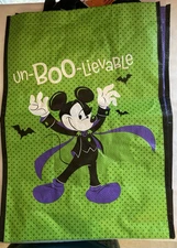 DISNEY REUSABLE SHOPPING BAG HALLOWEEN TOTE 13.5" X 19" X 8" BB