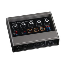 Sound Recording Sound Card with High Clarity Plug and Play for Musicians