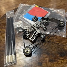 10" Archery Mini Compound Bow 12lbs Arrows Set Children Toy Gift  Target LH RH