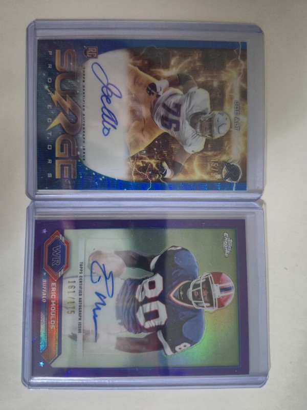 NFL CARDS AUTO, PATCH AND NUMBERED.