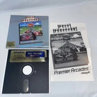 ✅ POLE POSITION Commodore 64 / Atari 5.25" Floppy Game Disc + Manuals WORKS!