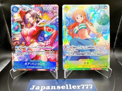 ONE PIECE Japanese Card Nami Hancock SR Card Set EB03 Heroines NM