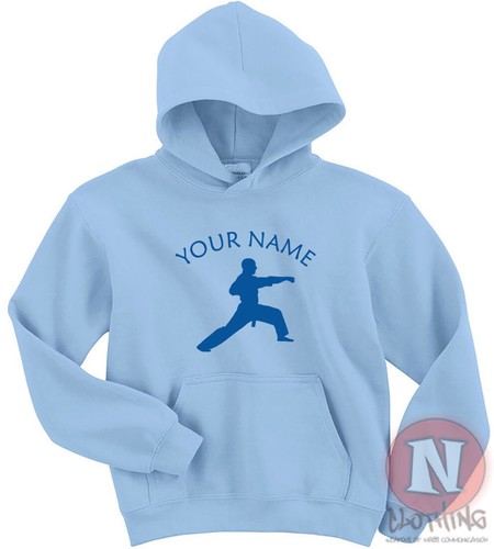 Personalised Martial arts Hoodie kids Hoody taekwondo karate sports activewear - Picture 10 of 13