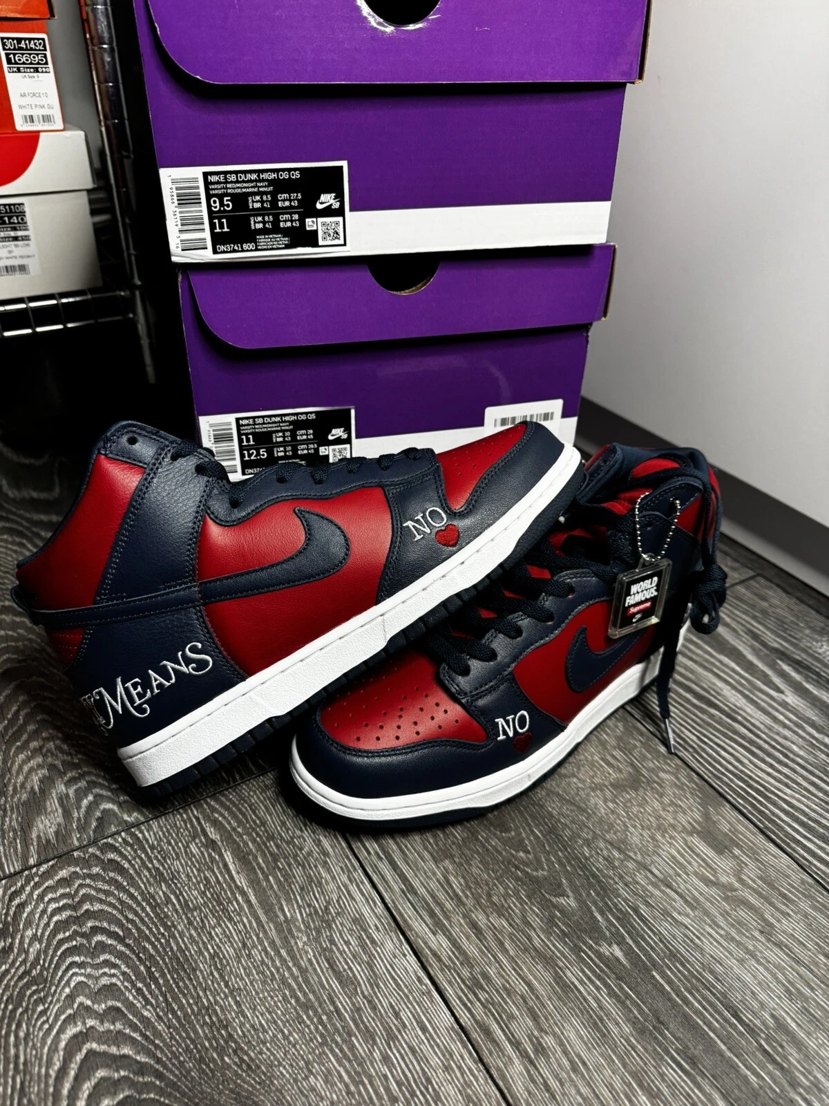 Dunk High SB Supreme rouge marine 2021 UK 10/ US11 DN3741 600