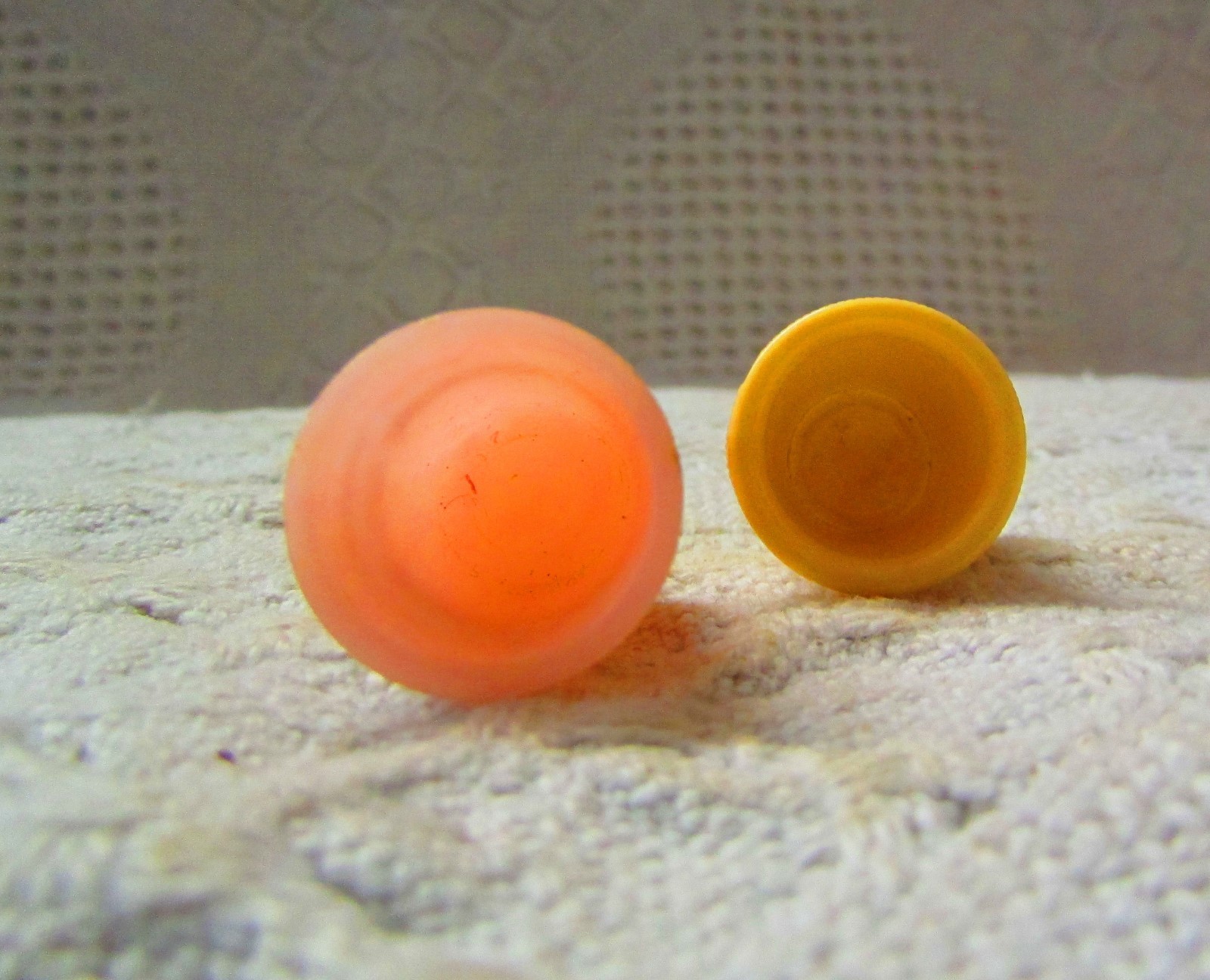 2 Vintage Plastic Thimbles, One Advertising Life Insurance eBay