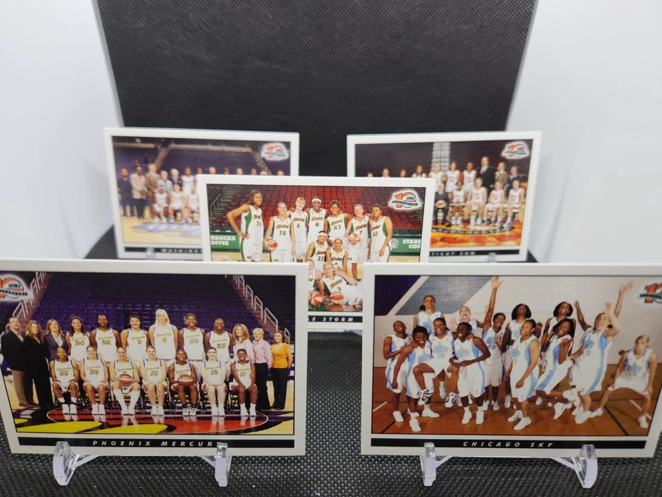 2006 WNBA Rittenhouse - Full Set Of Team Checklists ( 16 cards ) Sparks, Liberty - Image 3 of 3
