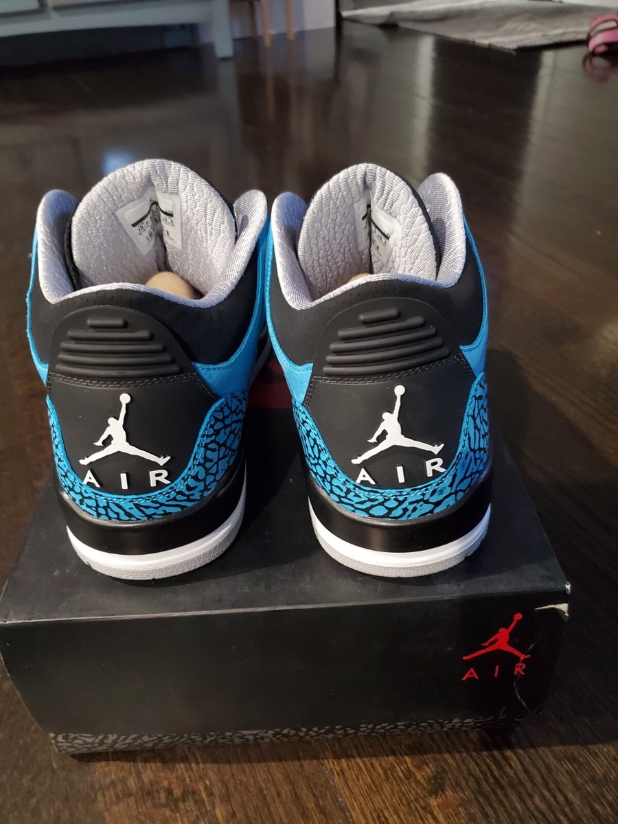 Size 10.5 - Air Jordan 3 Retro Powder Blue | eBay