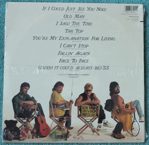 Alabama Just Us 1987 New Old Stock Sealed Un-Opened RCA-1-R - Picture 2 of 2