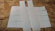 25  WHITE- BLANK SELF-SEALING CURRENCY STRAPS/BANDS