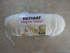 Bernat Super Value Yarn WINTER WHITE 07407 Acrylic 7oz Medium Worsted