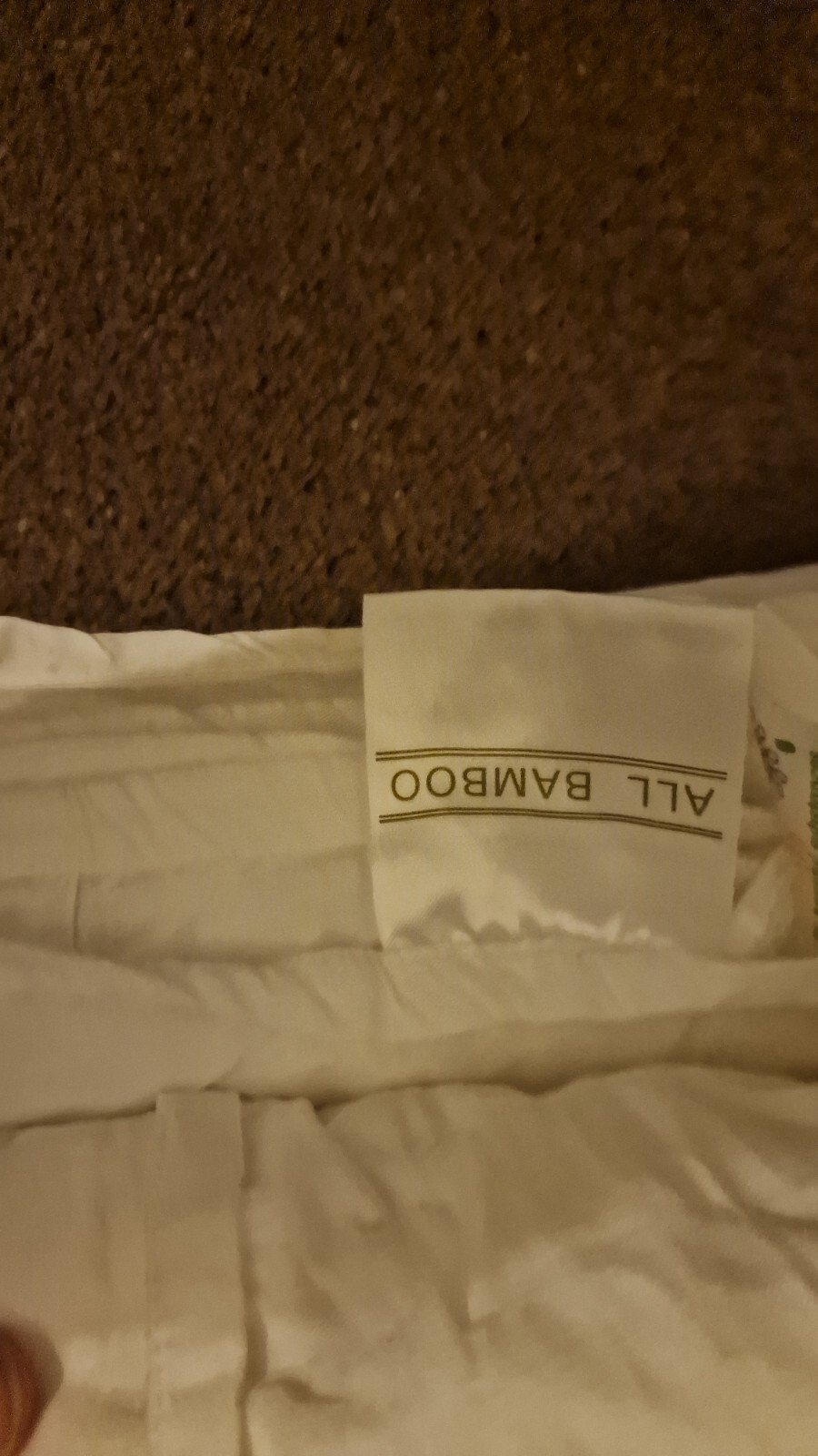 Bamboo Cotton Flat Sheet Super King White eBay