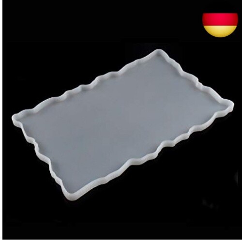 Resin Silikonform Tablett - Epoxidharz Gießform DIY Basteln