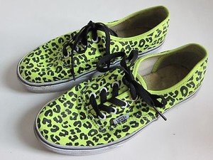leopard print vans lace up